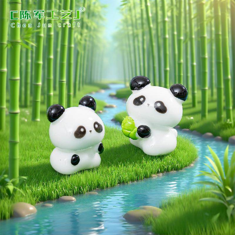Phụ Kiện Tiểu Cảnh Gấu Trúc Đỏ Mini Trang Trí Vườn (PK-565)