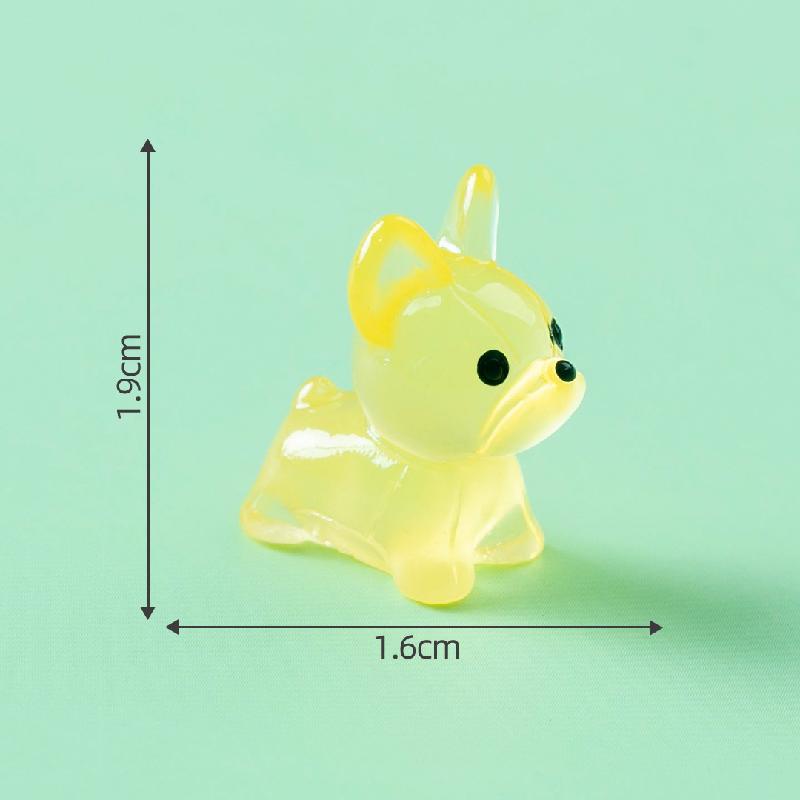 Tiểu cảnh cún phát sáng DIY, phụ kiện tiểu cảnh mini blind bag treo bàn cute (ZC-1136)