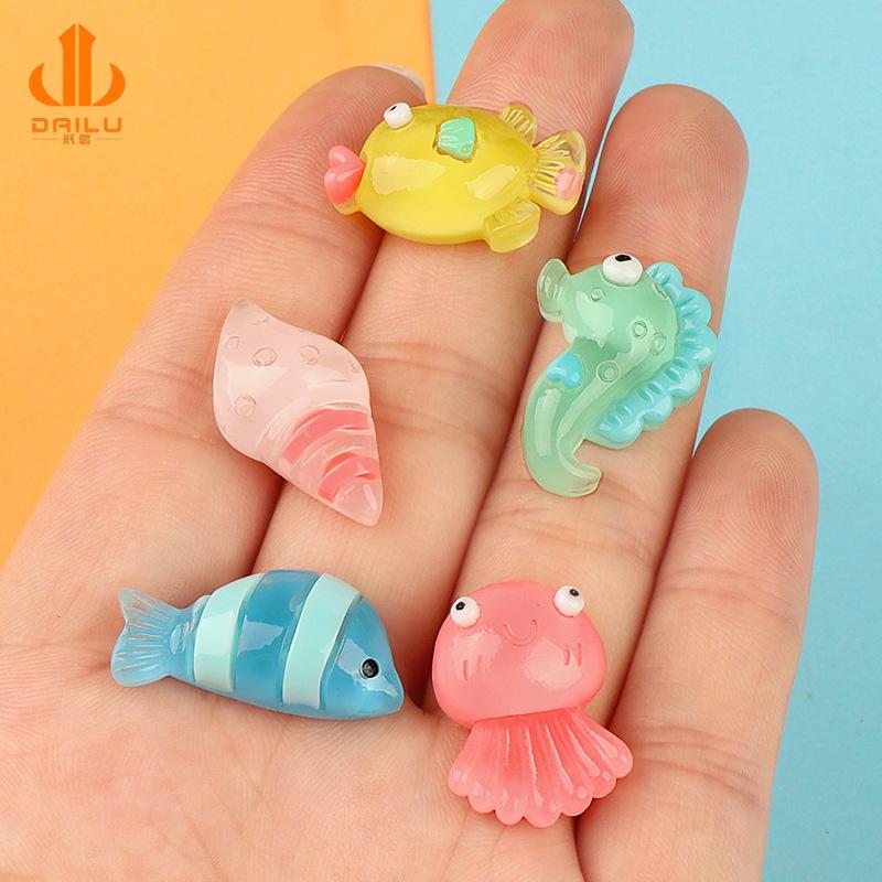 Charm hải mã phát sáng DIY trang trí điện thoại (FF-401)