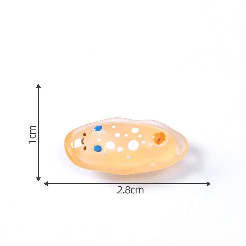 Tiểu cảnh thỏ biển phát sáng DIY, phụ kiện tiểu cảnh mini resin treo bàn garden cute (ZC-1425)