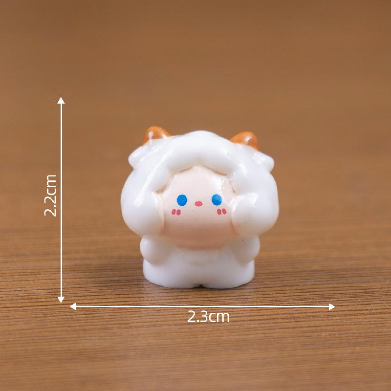 Tiểu cảnh heo mèo DIY, phụ kiện tiểu cảnh mini bàn treo đáng yêu, cute (ZC-1078)