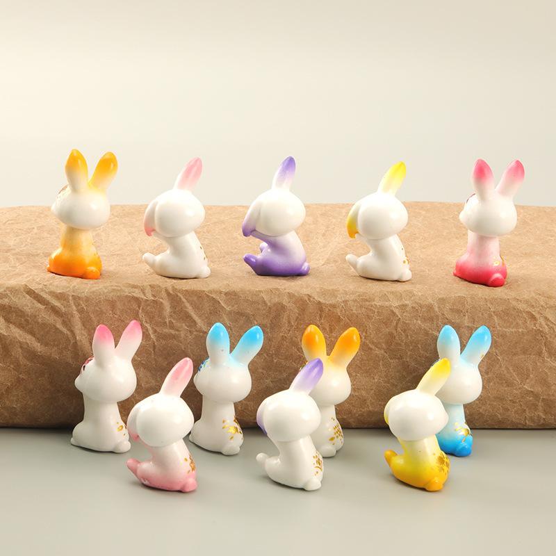 12 mẫu đồ chơi động vật, bộ tranh hoạt hình thú vật nhỏ con thỏ. ZZ-169