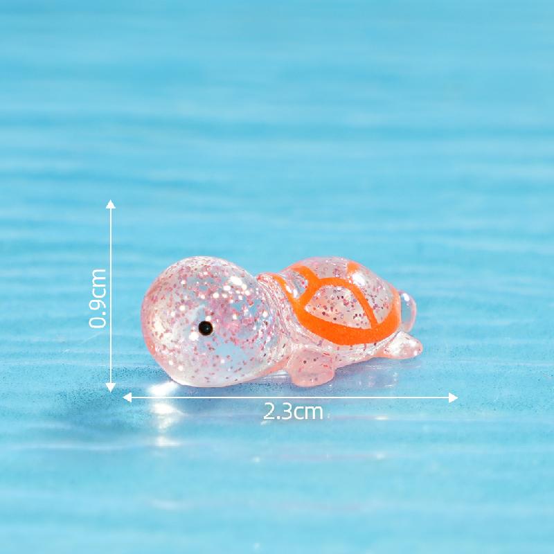 Tiểu cảnh rùa & kỳ nhông phát sáng DIY, phụ kiện tiểu cảnh mini resin garden treo bàn đáng yêu cute (ZC-1467)