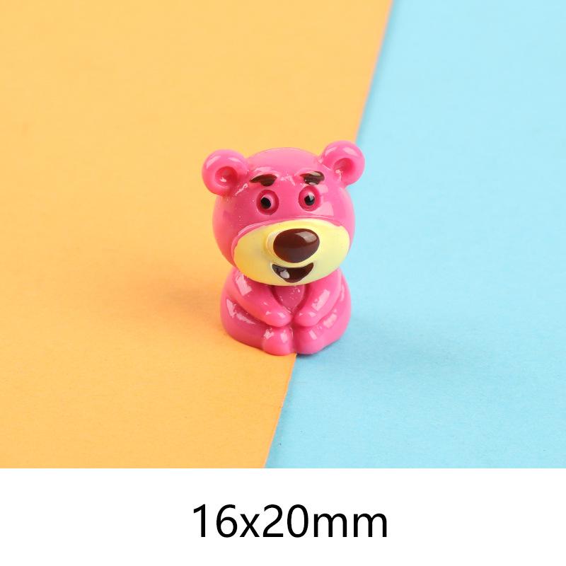 Charm gấu dâu DIY trang trí vỏ điện thoại (FF-492)