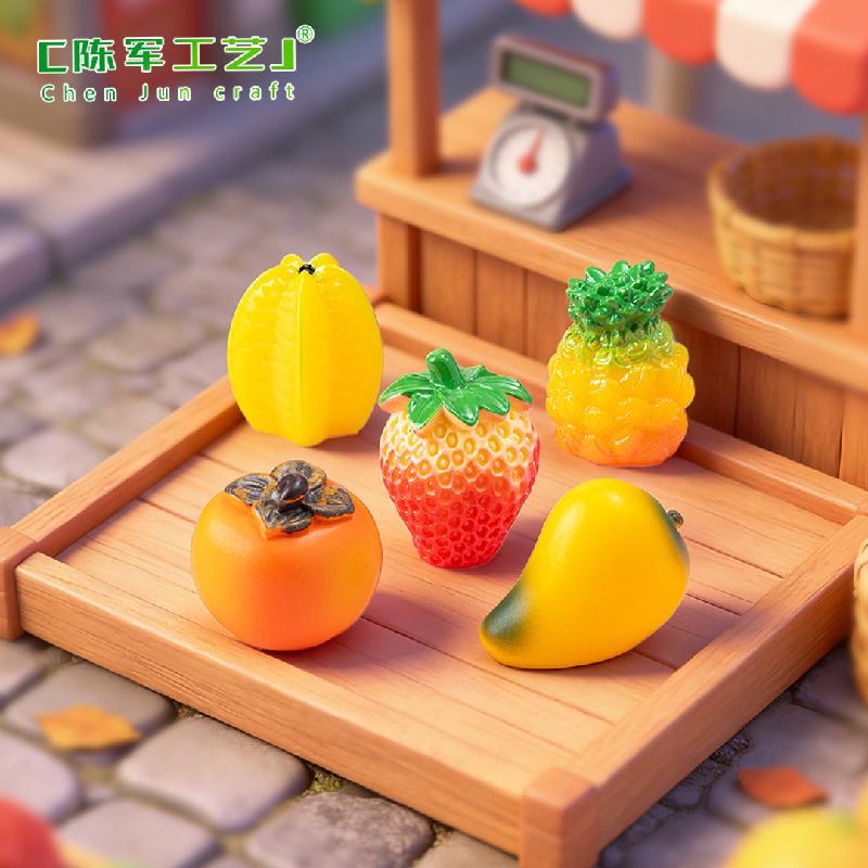 Phụ Kiện Tiểu Cảnh Tiểu cảnh trái cây, dưa hấu, xoài, chanh, bút trang trí (ZC-36)