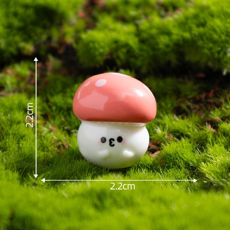 Tiểu cảnh nấm nghiêng đáng yêu DIY, phụ kiện tiểu cảnh mini bàn treo, garden cute (ZC-1095)