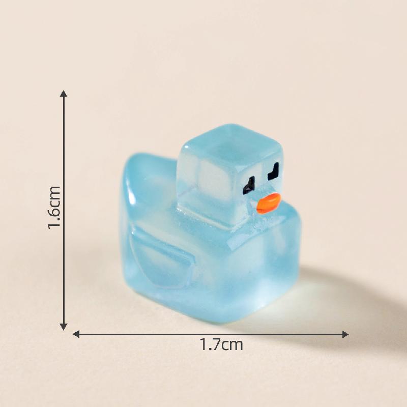 Tiểu cảnh vịt vàng phát sáng DIY, phụ kiện tiểu cảnh mini blind bag bàn cute (ZC-909)