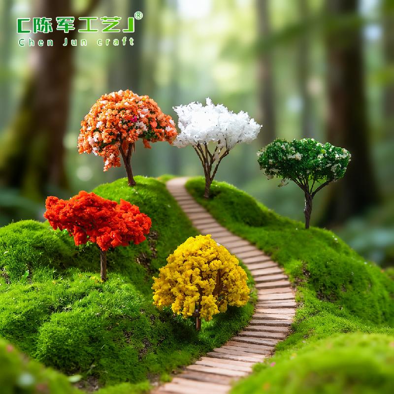 Phụ Kiện Tiểu Cảnh Tiểu cảnh hoa anh đào, nhà mini, phụ kiện trang trí cây (ZC-136)