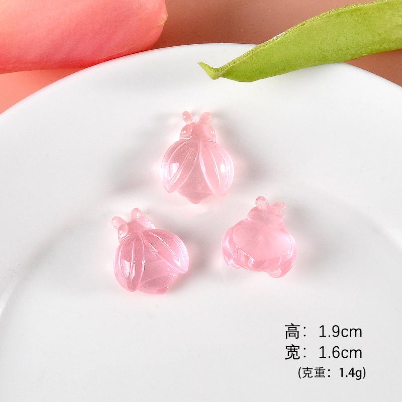 浅粉色毛蜂