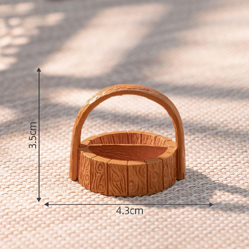 Hộp thức ăn cổ phong mini, búp bê DIY, phụ kiện tiểu cảnh bàn nhỏ xinh dễ thương (ZC-20)