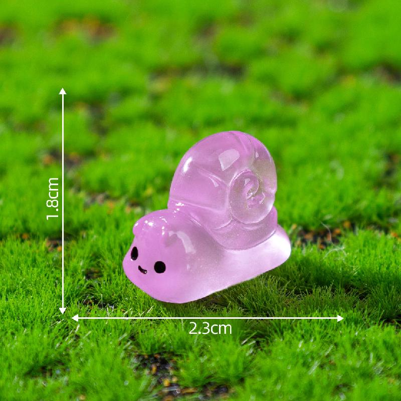 Tiểu cảnh mèo & thỏ phát sáng DIY, phụ kiện tiểu cảnh mini resin treo bàn garden đáng yêu cute (ZC-1439)