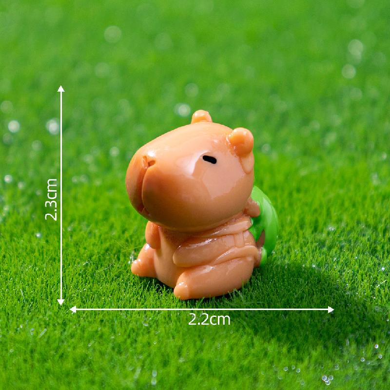 微景观创意可爱卡皮巴拉园艺造景 DIY装饰品挂配件迷你桌面小摆件