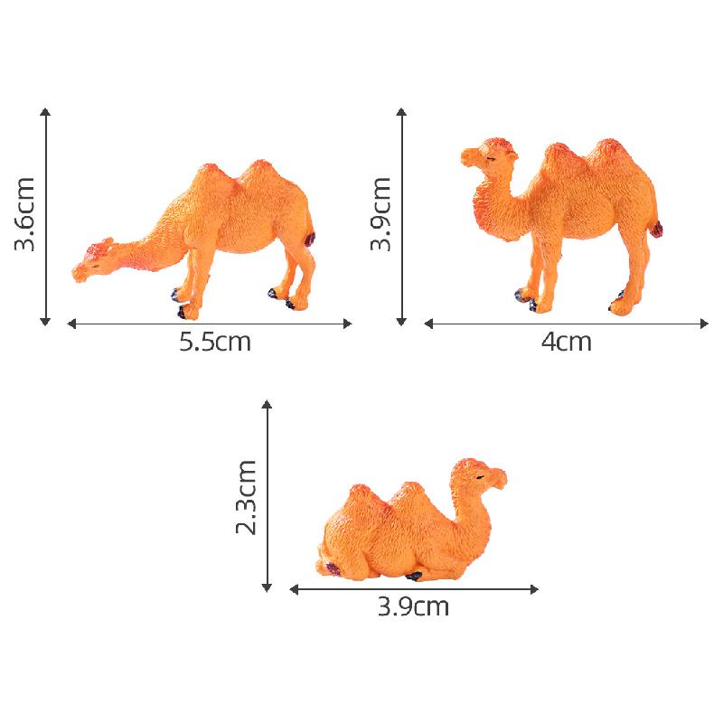 Tiểu cảnh lạc đà sa mạc, búp bê DIY, phụ kiện treo tiểu cảnh mini nhựa (ZC-685)