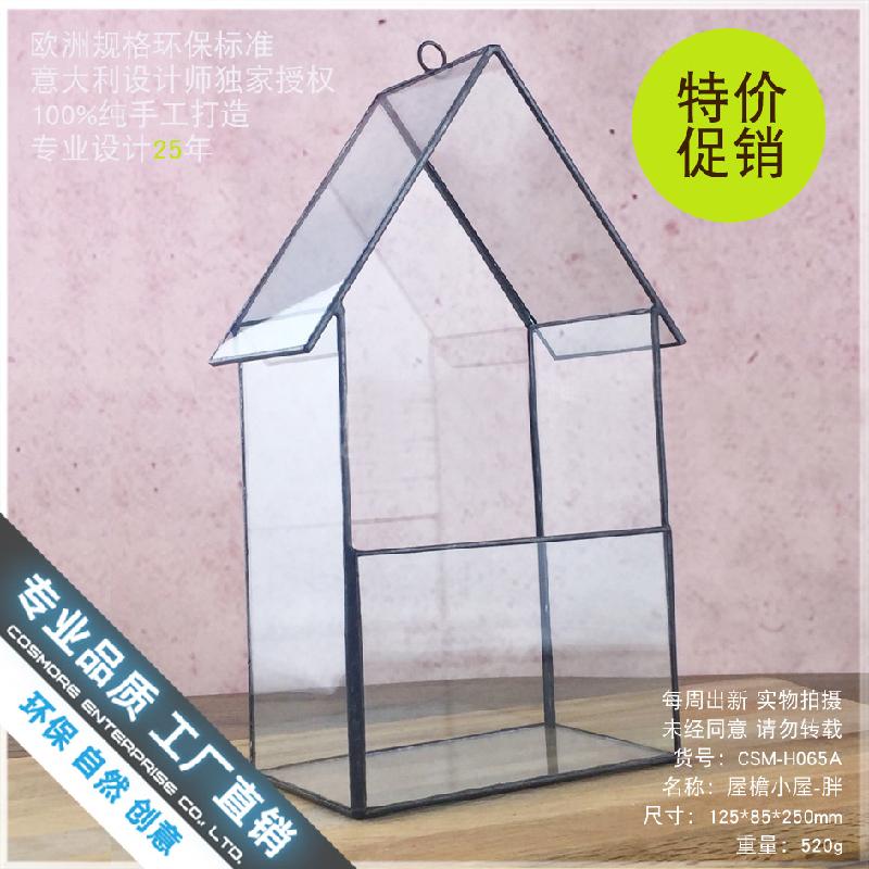 Chậu Đa Giác Nhà kính chim mini, hộp hoa bất tử, rêu cảnh (DG-66)