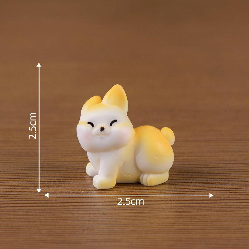 Tiểu cảnh Corgi mập DIY, phụ kiện tiểu cảnh mini treo bàn thu nhỏ đáng yêu (ZC-1101)