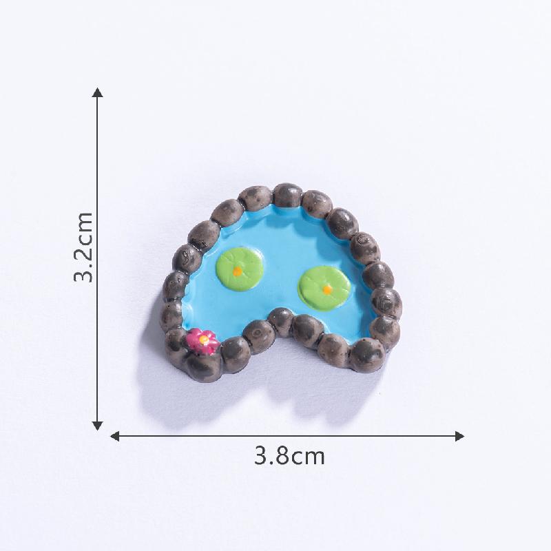 Hồ nước giả rêu, tháp, vườn mini DIY, phụ kiện bàn tiểu cảnh nhỏ dễ thương (ZC-27)