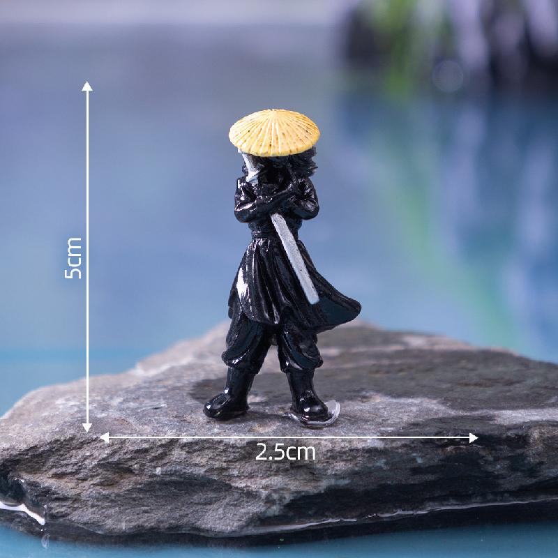 Tiểu cảnh hiệp khách, Giang hồ, búp bê, lọ sinh thái DIY, phụ kiện bàn tiểu cảnh mini (ZC-401)