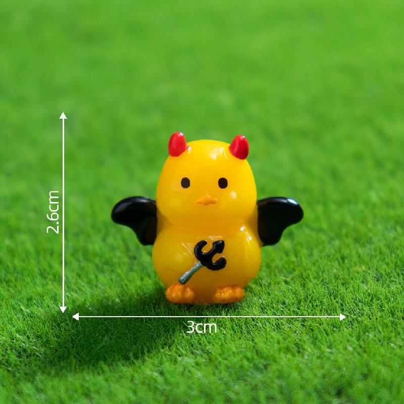 Tiểu cảnh heo mèo thiên thần DIY, phụ kiện tiểu cảnh mini resin đáng yêu, nhỏ gọn (ZC-883)