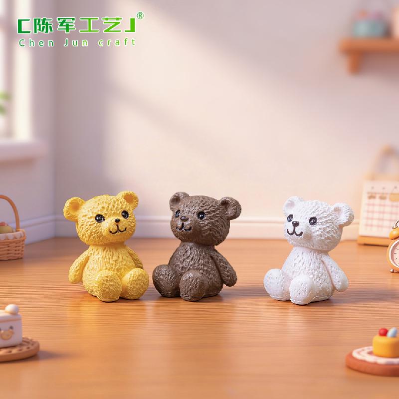 Phụ Kiện Tiểu Cảnh Gia đình gấu dễ thương tiểu cảnh trang trí chậu cây (ZC-835)
