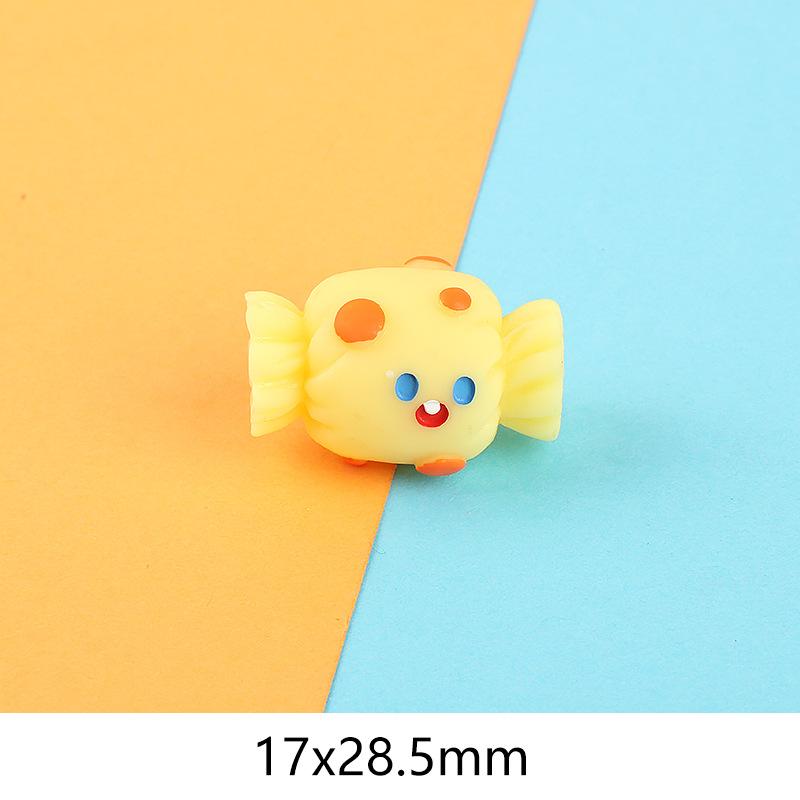 3d立体仿真表情糖果树脂饰品配件 diy奶油胶手机壳发夹材料包批发
