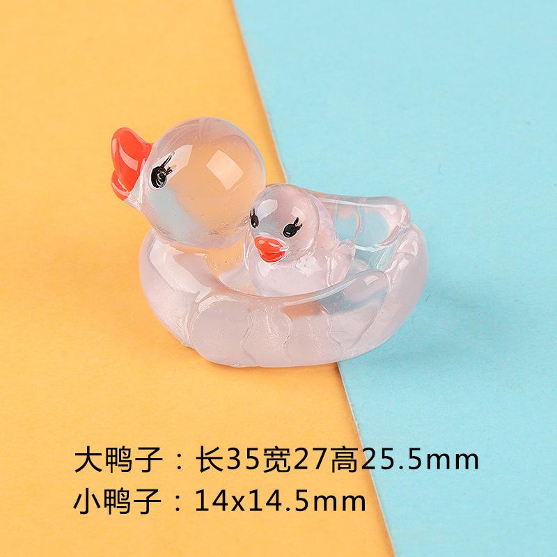 Charm vịt phát sáng DIY trang trí điện thoại (FF-379)