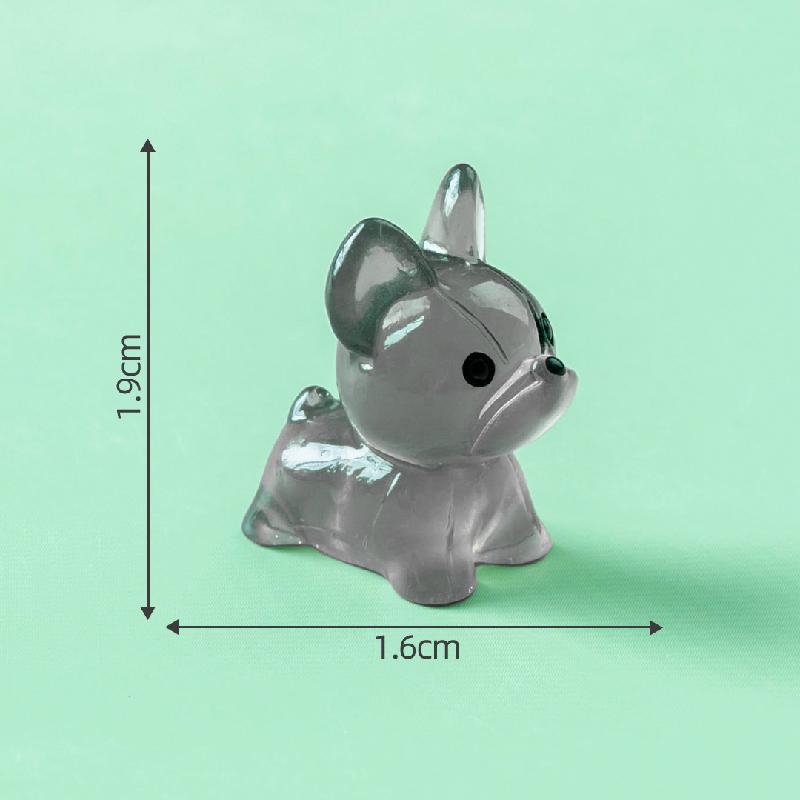 Tiểu cảnh cún phát sáng DIY, phụ kiện tiểu cảnh mini blind bag treo bàn cute (ZC-1136)