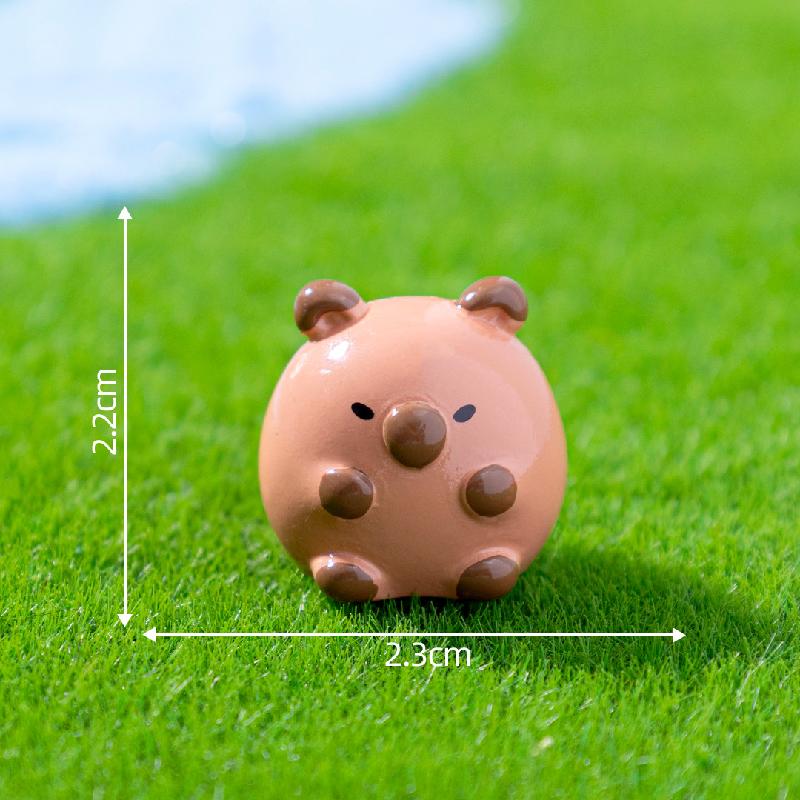 Tiểu cảnh panda tròn DIY, phụ kiện tiểu cảnh mini bàn thu nhỏ đáng yêu, cute (ZC-1039)