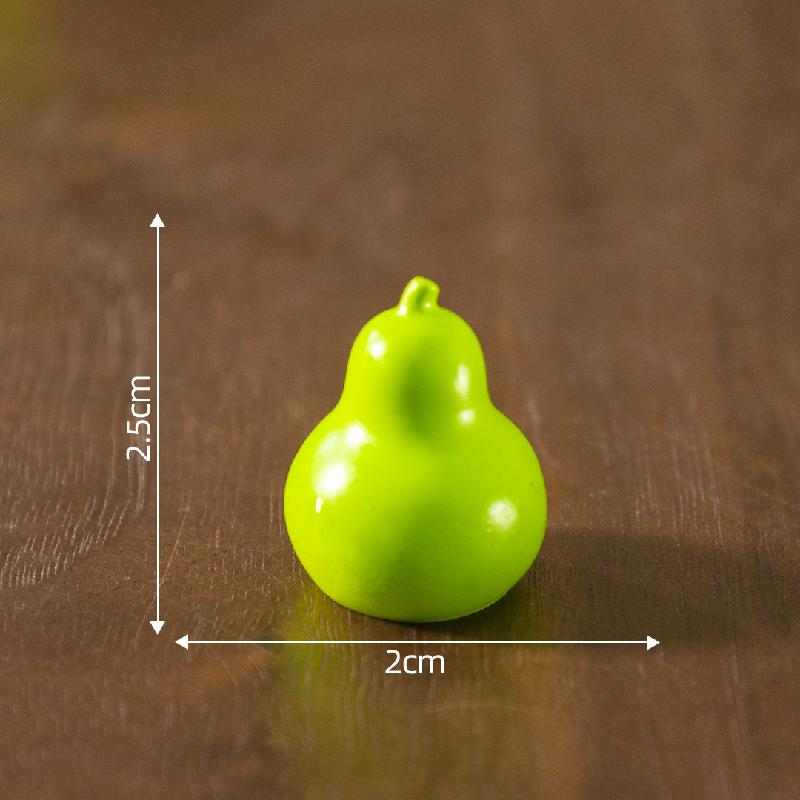 Tiểu cảnh bí ngô, ớt giả ăn được DIY, kẹp tóc, phụ kiện tiểu cảnh mini (ZC-681)