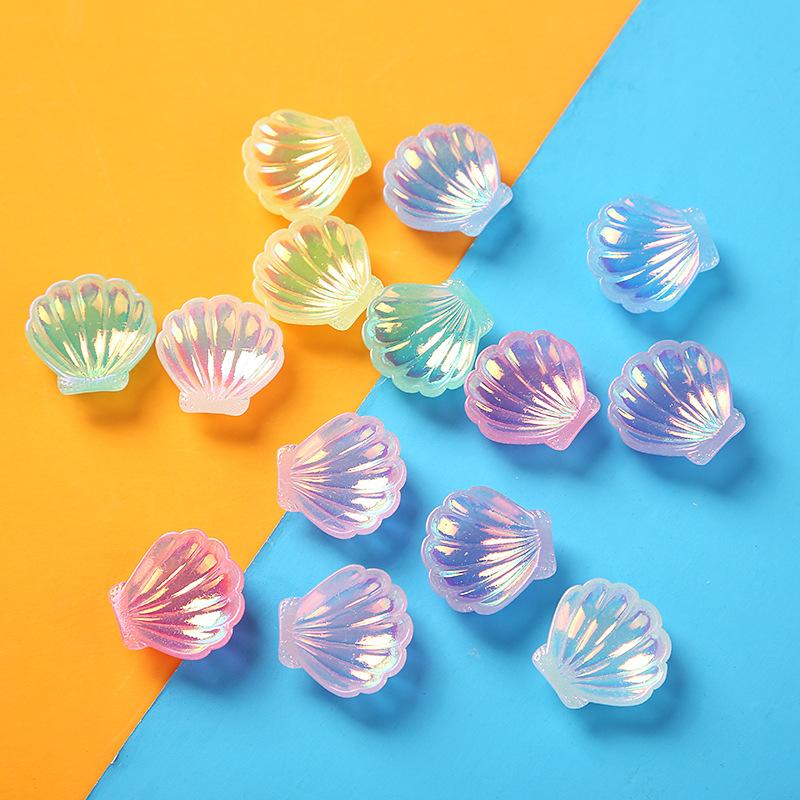 Charm vỏ sò điện mạ DIY trang trí vỏ điện thoại (FF-402)