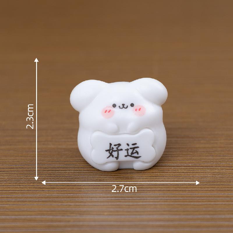 Tiểu cảnh thỏ nhỏ DIY, phụ kiện tiểu cảnh mini bàn garden resin micro đáng yêu cute (ZC-1400)