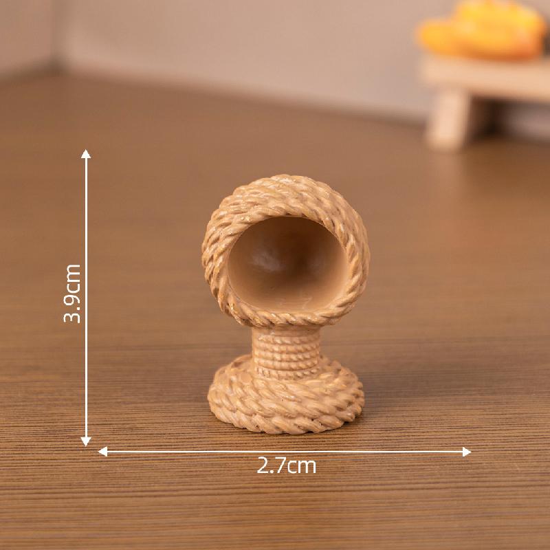 Tiểu cảnh mèo leo cây dễ thương, búp bê DIY, phụ kiện trang trí bàn mini đáng yêu (ZC-14)