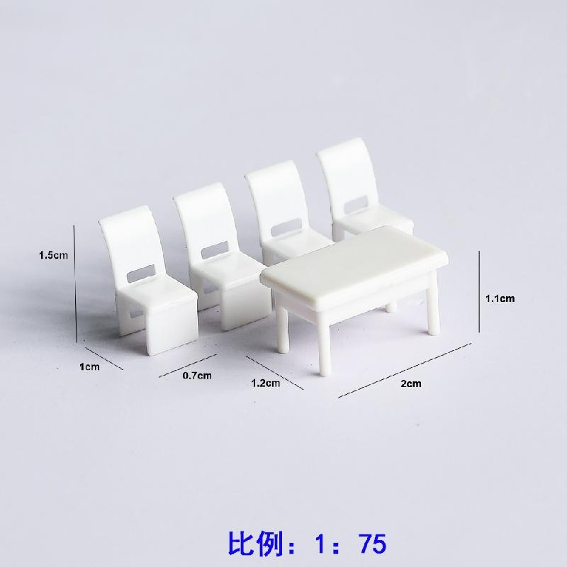 Bộ Bàn Ăn Nội Thất Mini Tỷ Lệ 1:50-1:100 (MH-93)