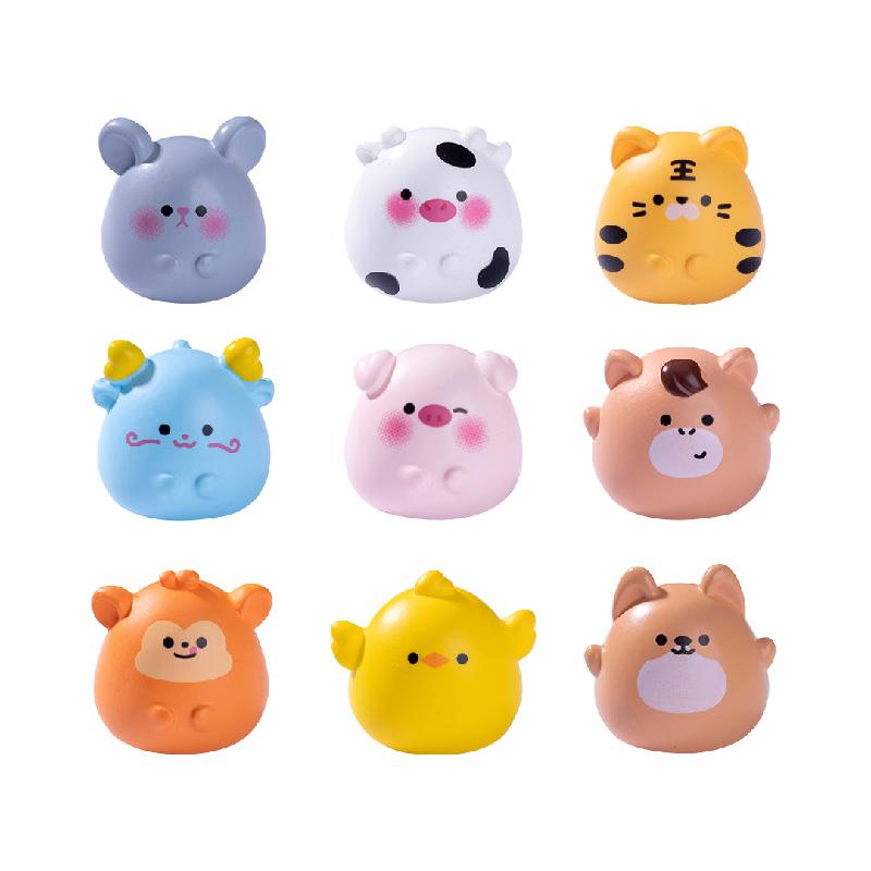 Tiểu cảnh 12 con giáp, động vật dễ thương, búp bê DIY, phụ kiện bàn tiểu cảnh mini (ZC-340)