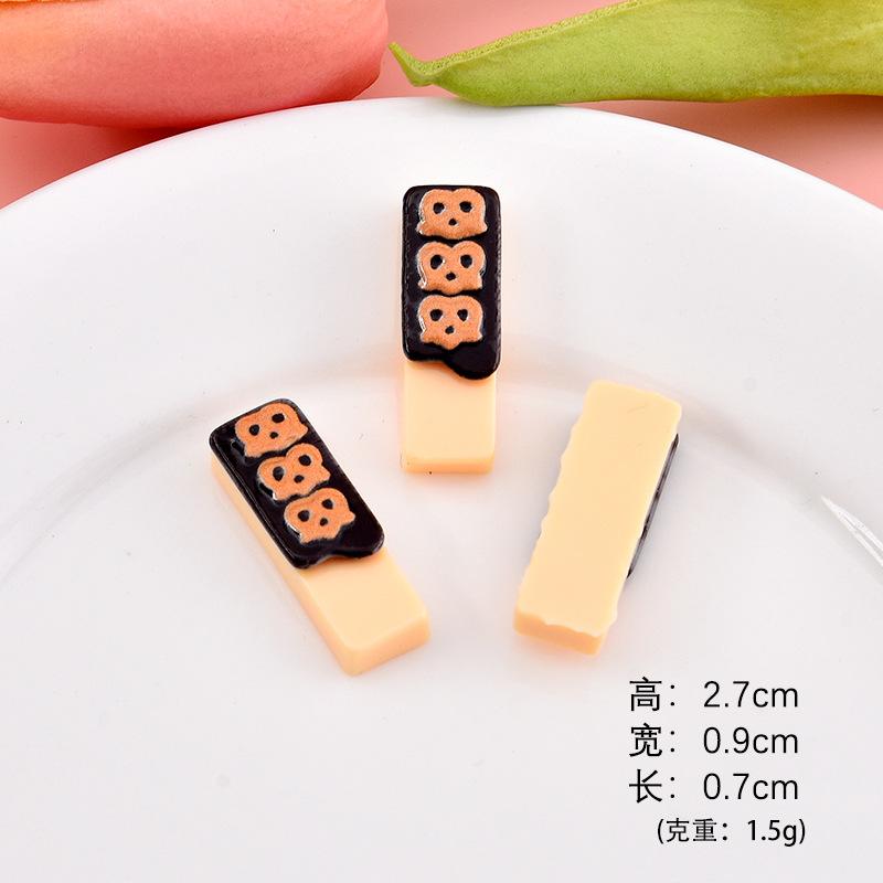 Thanh socola resin, phụ kiện DIY, văn phòng phẩm, nam châm tủ lạnh (NX-618)