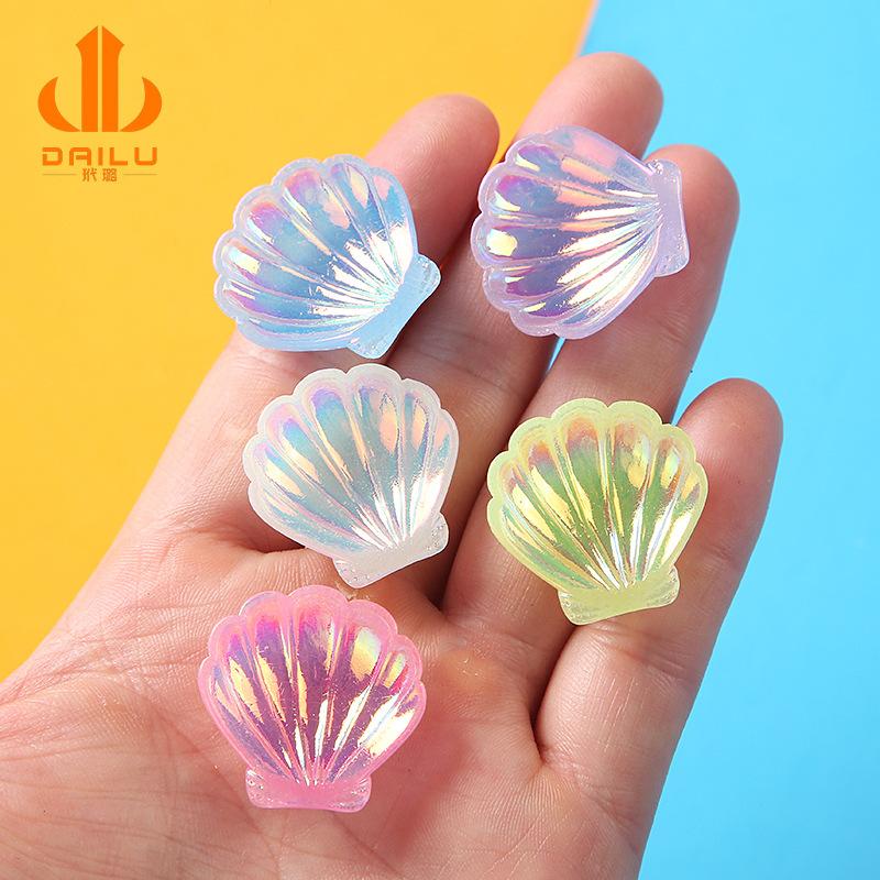 Charm vỏ sò điện mạ DIY trang trí vỏ điện thoại (FF-402)
