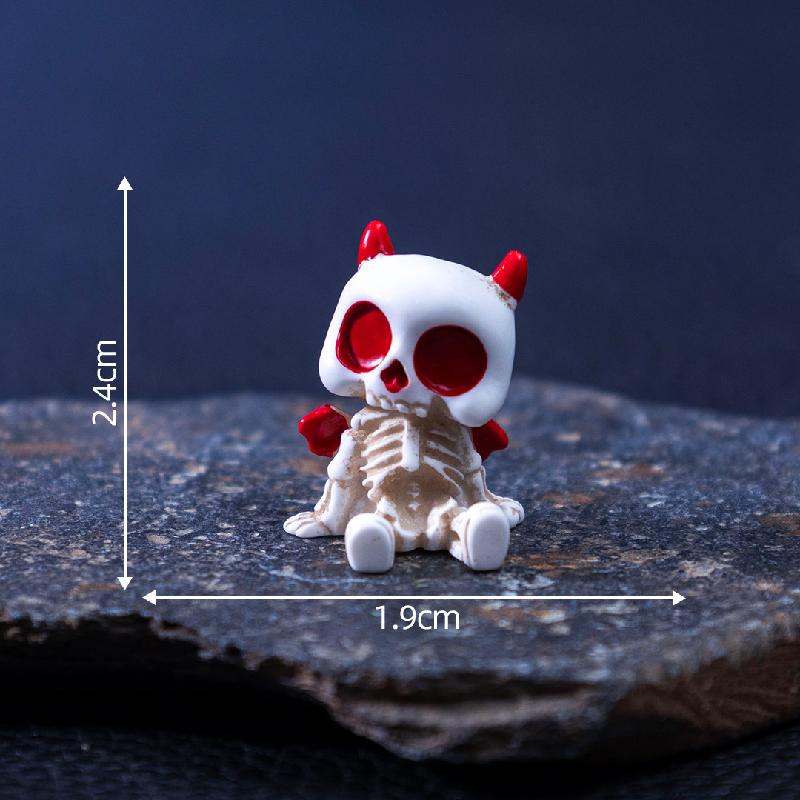 Bí ngô, sọ Halloween, kẹo mini DIY, phụ kiện bàn tiểu cảnh nhỏ sáng tạo (ZC-54)