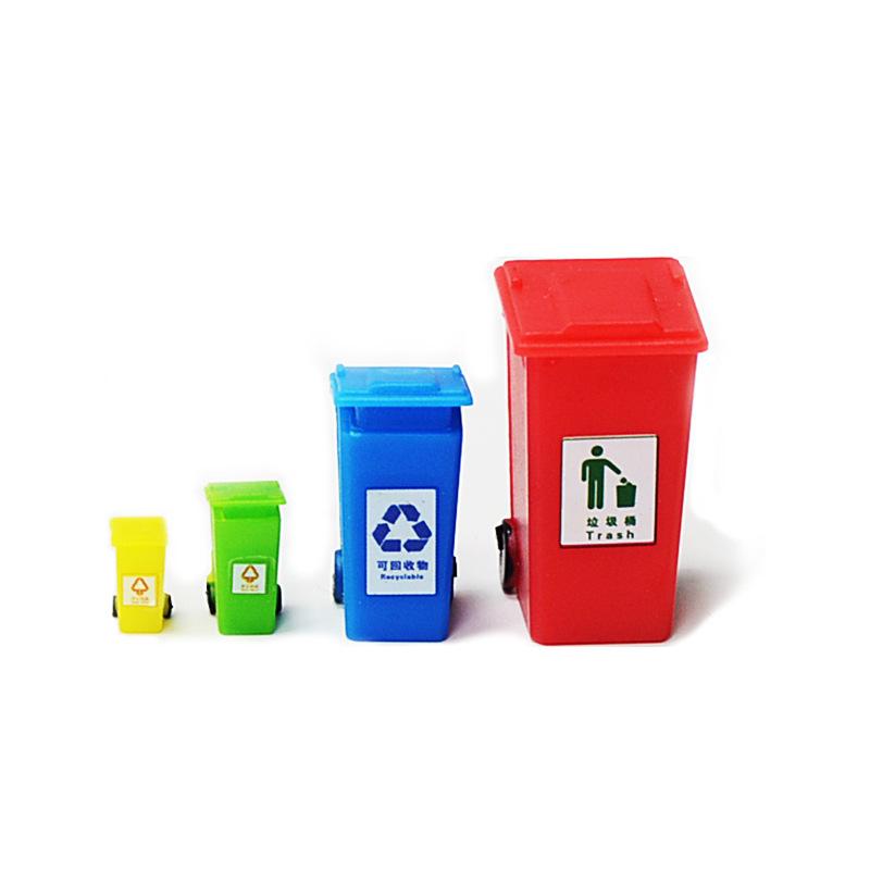 Phụ Kiện Mô Hình Thùng Rác Mini Mô Hình Trang Trí Sa Bàn (MH-181)