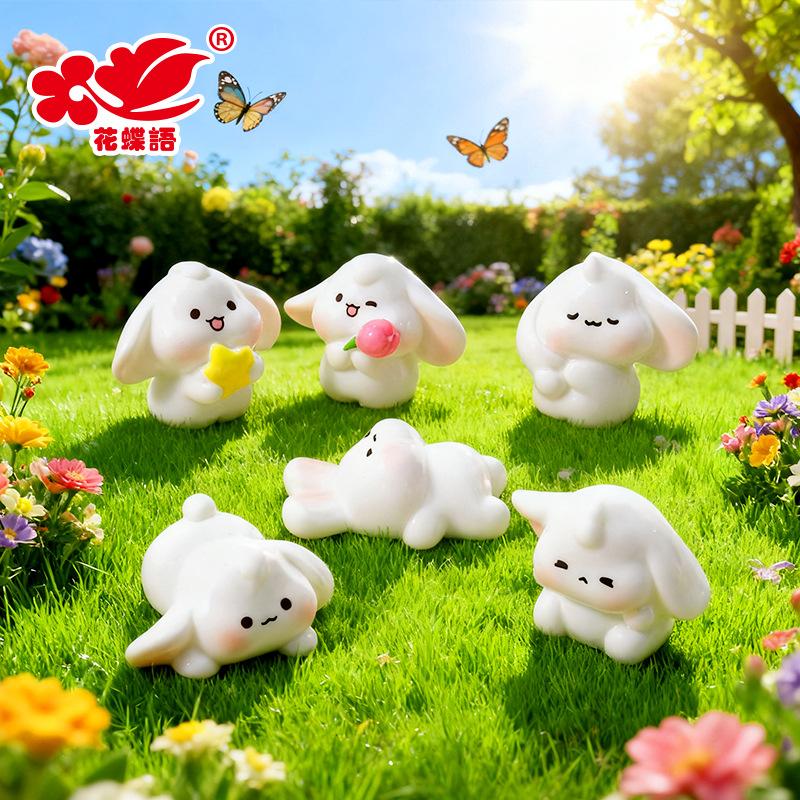 Phụ Kiện Nhỏ Xinh Thỏ ôm hoa mini (NX-288)