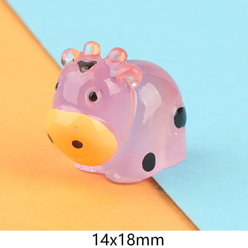 Charm bò sữa phát sáng DIY trang trí điện thoại (FF-482)