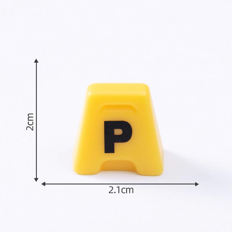 Tiểu cảnh ô tô, biển báo giao thông Q-version, DIY, phụ kiện bàn tiểu cảnh mini thu nhỏ (ZC-264)