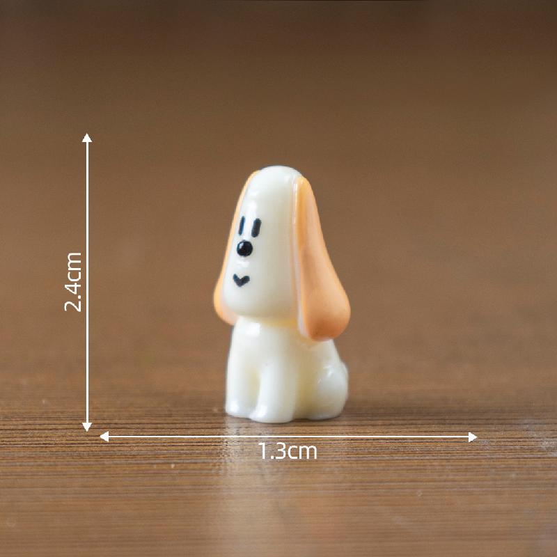 Tiểu cảnh cún con dễ thương, búp bê DIY, phụ kiện xe hơi bàn tiểu cảnh mini (ZC-501)