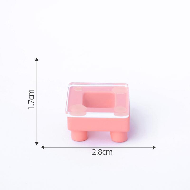 Tiểu cảnh sofa phòng khách màu hồng, búp bê DIY, phụ kiện bàn tiểu cảnh mini đáng yêu (ZC-205)