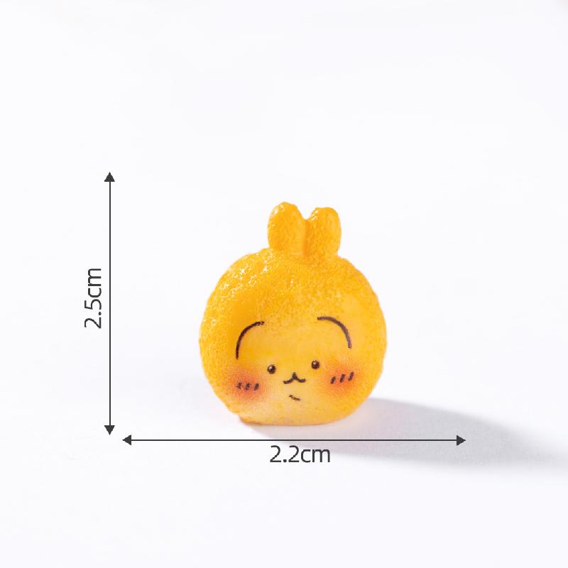 Tiểu cảnh snack động vật DIY, phụ kiện tiểu cảnh mini bàn thu nhỏ, cute resin food (ZC-1134)