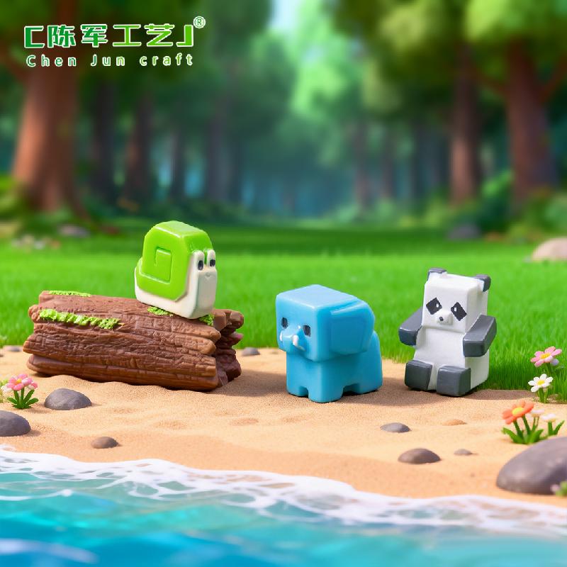 Hồng hạc & ếch khối vuông mini (PK-1115)