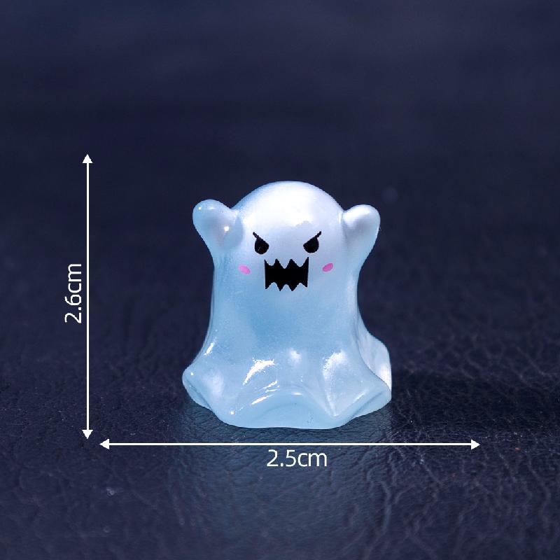 Tiểu cảnh ma phát sáng mini, lễ hội DIY, phụ kiện bàn tiểu cảnh nhỏ dễ thương (ZC-231)
