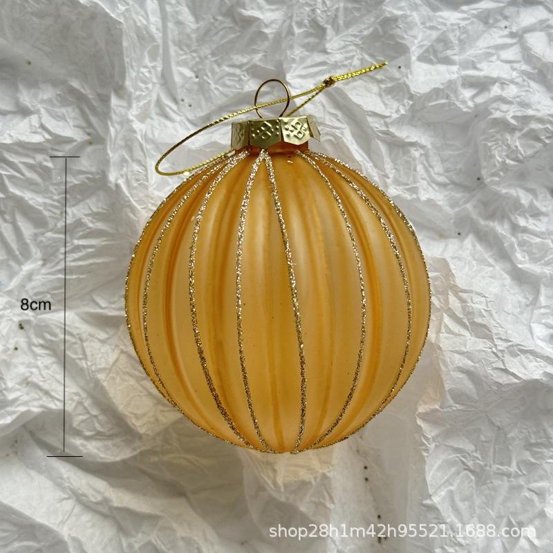 Trang Trí Noel Đồ trang trí Giáng Sinh Peacetime, bóng thủy tinh treo cây thông Noel, phụ kiện trang trí Noel sáng tạo, sang trọng