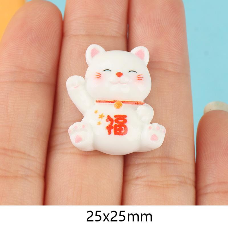 Charm mèo may mắn DIY trang trí vỏ điện thoại (FF-501)
