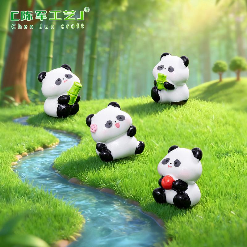 Phụ Kiện Tiểu Cảnh Gấu Trúc Nhỏ Mini Trang Trí Tiểu Cảnh (PK-92)