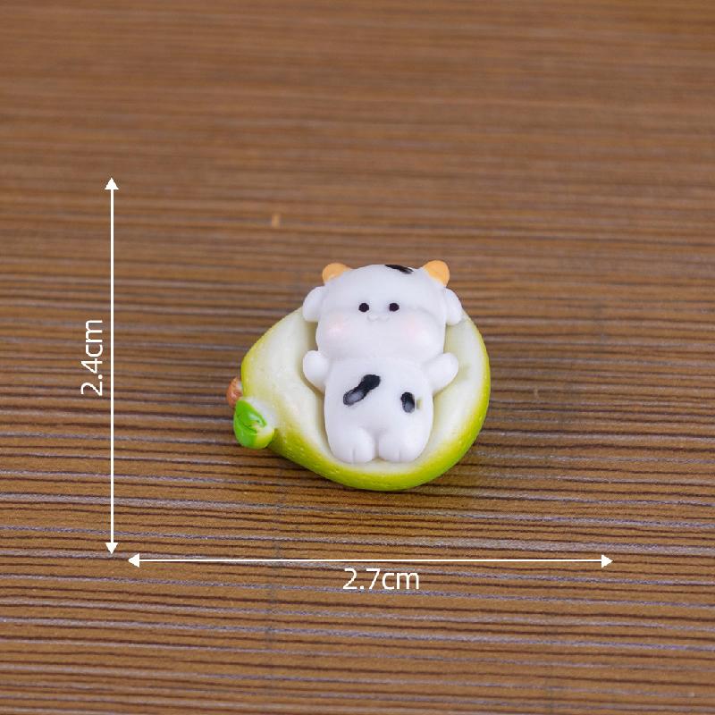 Tiểu cảnh 12 con giáp nằm DIY, phụ kiện tiểu cảnh mini bàn treo đáng yêu (ZC-1001)