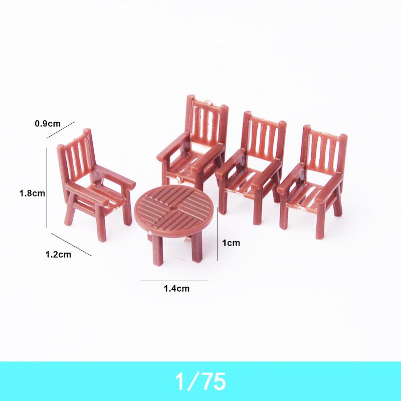 Bộ Bàn Ghế Ngoài Trời Mini Mô Hình (MH-25)